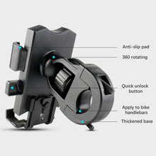 Load image into Gallery viewer, Bicycle Handlebar Phone Mount
